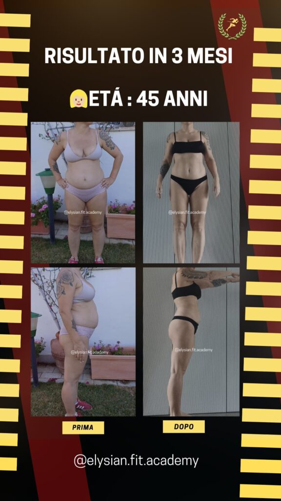 Elysian Fit Academy - Testimonianze - Coaching online e Personal trainer