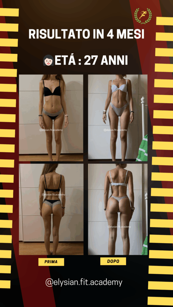 Elysian Fit Academy - Testimonianze - Coaching online e Personal trainer
