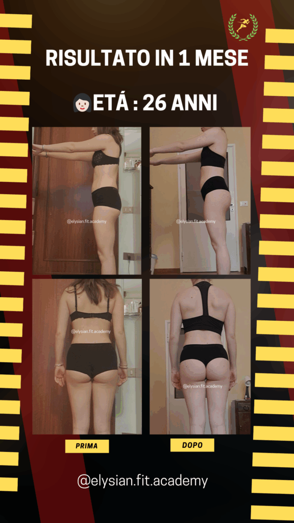 Elysian Fit Academy - Testimonianze - Coaching online e Personal trainer