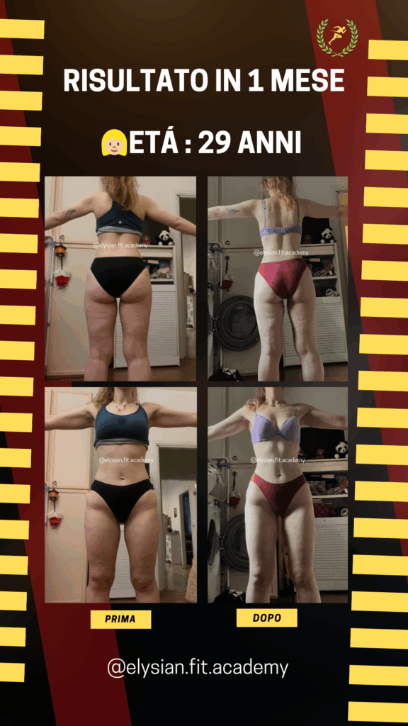 Elysian Fit Academy - Testimonianze - Coaching online e Personal trainer